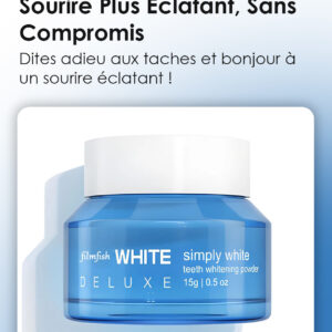 Poudre professionnelle de blanchiment des dents