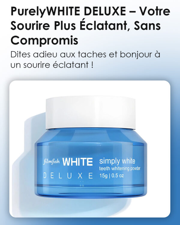 Poudre professionnelle de blanchiment des dents